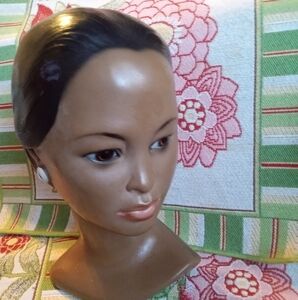 STUNNING ALEXANDER BACKER VINTAGE AFRICAN AMERICAN LADY BUST